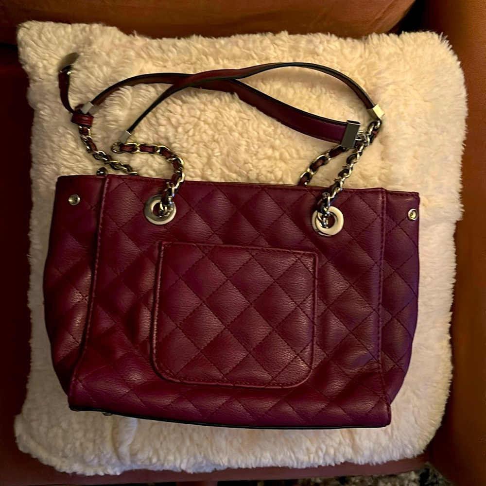 Dark purple purse
